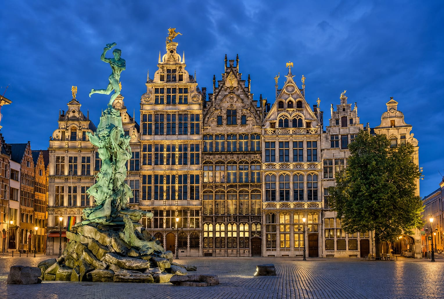 Historic Antwerp city
