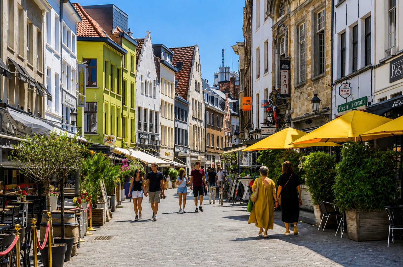 Charming Belgian street